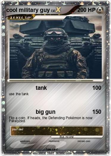 Pokemon cool military guy