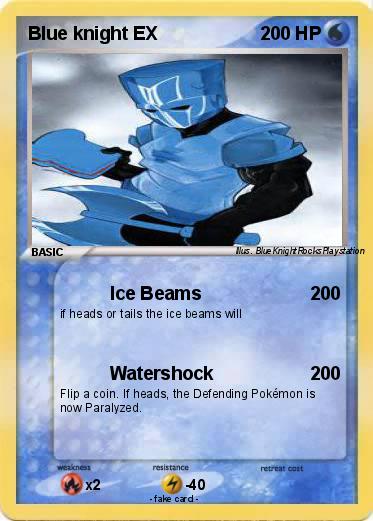 Pokemon Blue knight EX