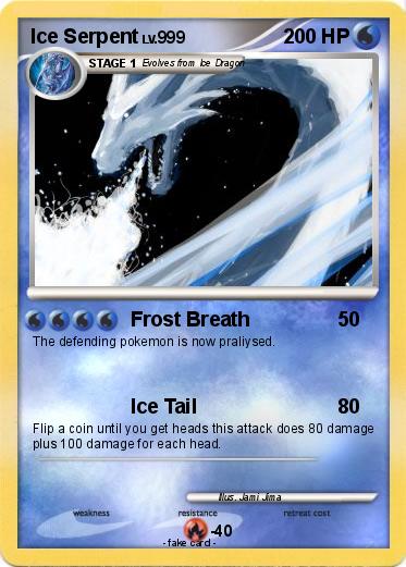 Pokemon Ice Serpent
