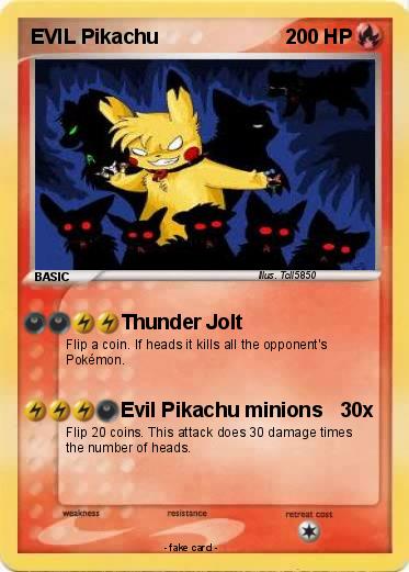 Pokemon EVIL Pikachu