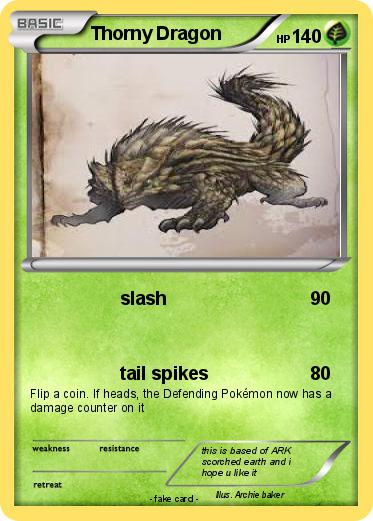 Pokemon Thorny Dragon
