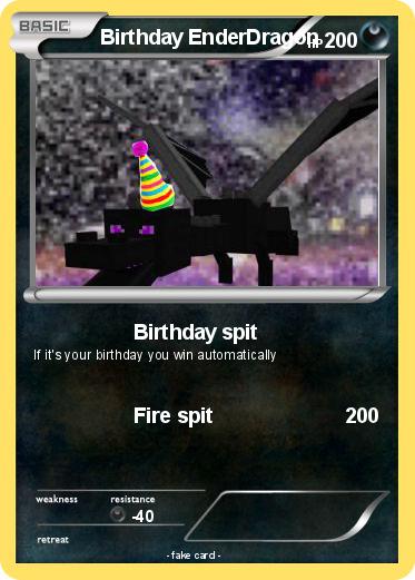 Pokemon Birthday EnderDragon