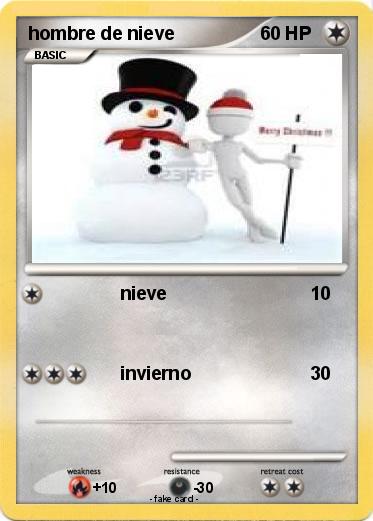 Pokemon hombre de nieve