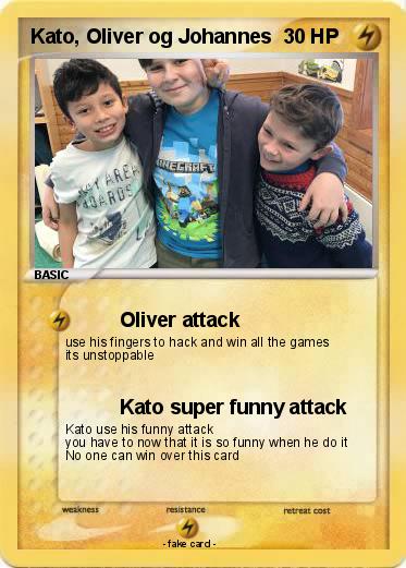 Pokemon Kato, Oliver og Johannes