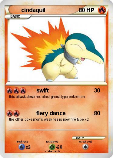 Pokemon cindaquil