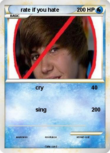 Pokemon rate if you hate