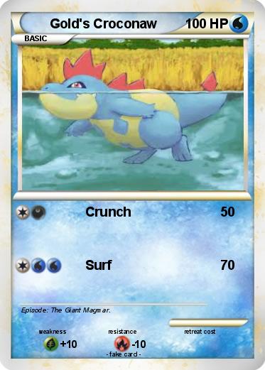Pokemon Gold's Croconaw