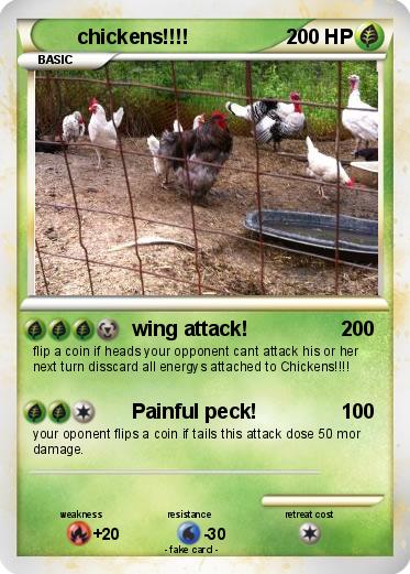 Pokemon chickens!!!!
