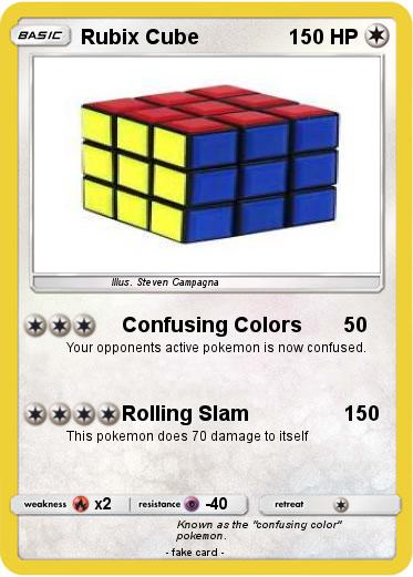 Pokemon Rubix Cube