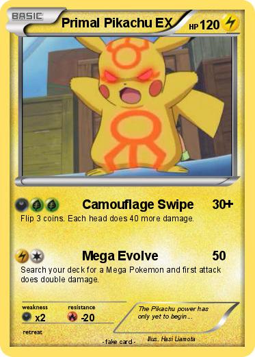 Pokemon Primal Pikachu EX