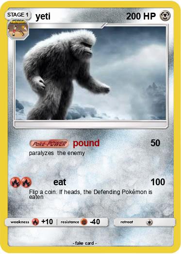 Pokemon yeti