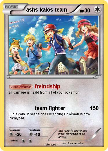 Pokemon ashs kalos team