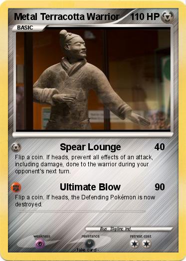 Pokemon Metal Terracotta Warrior
