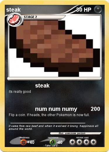 Pokemon steak