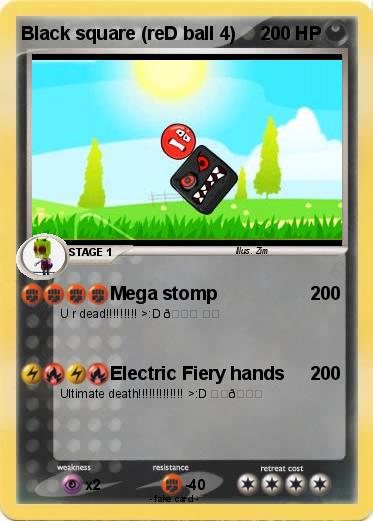 Pokemon Black square (reD ball 4)