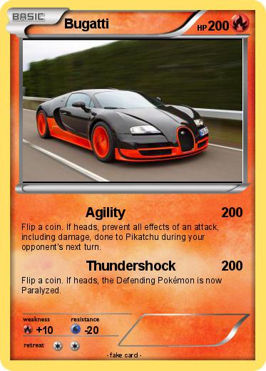 Pokemon Bugatti