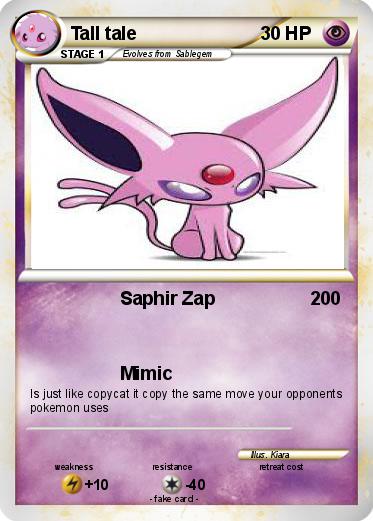 Pokemon Tall tale