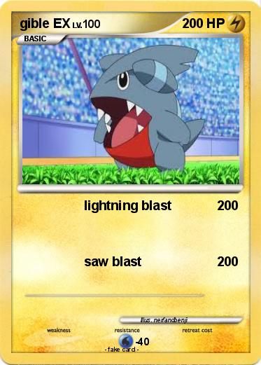 Pokemon gible EX