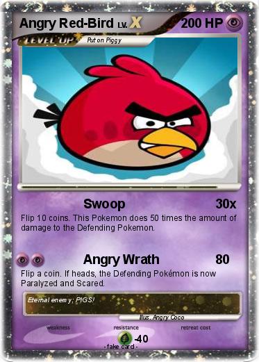 Pokemon Angry Red-Bird