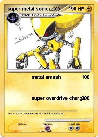 Pokemon super metal sonic