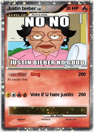 Pokemon Justin bieber