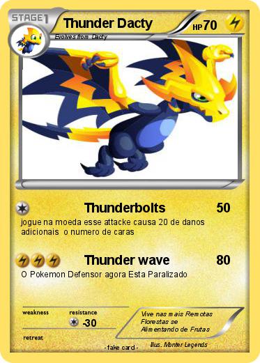 Pokemon Thunder Dacty