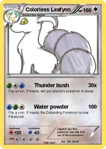 Pokemon Colorless Leafyon