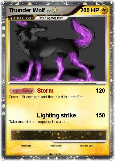 Pokemon Thunder Wolf