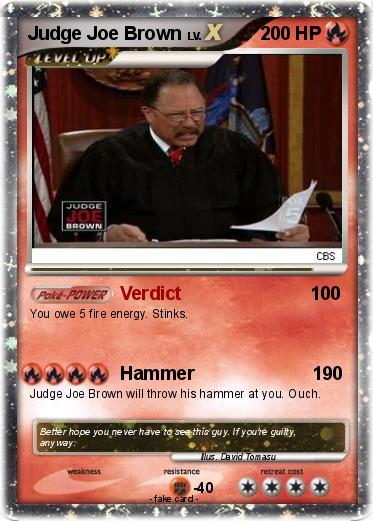 Pokemon Judge Joe Brown