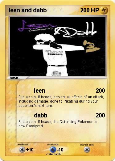 Pokemon leen and dabb