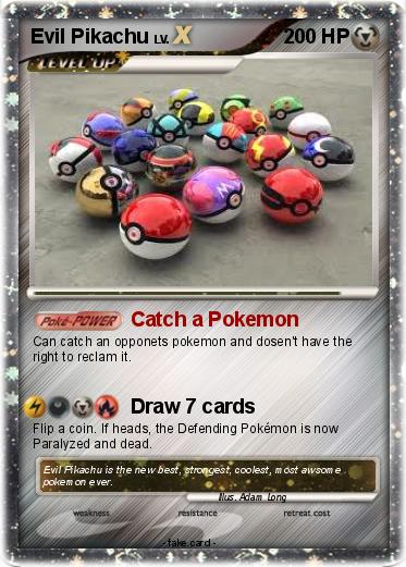 Pokemon Evil Pikachu