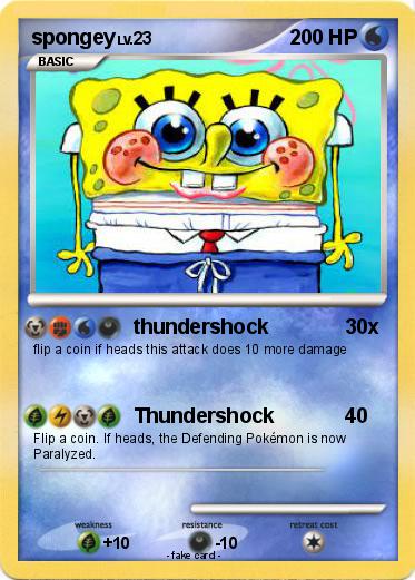 Pokemon spongey