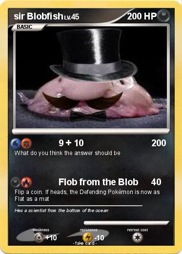 Pokemon sir Blobfish