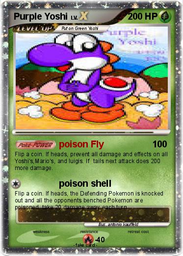 Pokemon Purple Yoshi