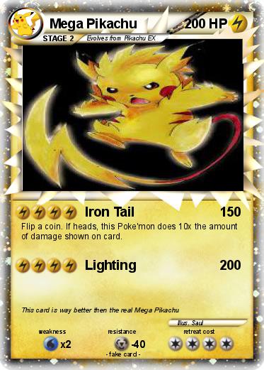 Pokemon Mega Pikachu