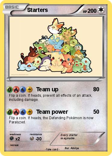 Pokemon Starters