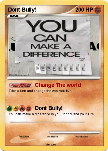 Pokemon Dont Bully!