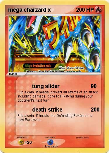 Pokemon mega charzard x