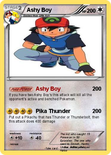 Pokemon Ashy Boy