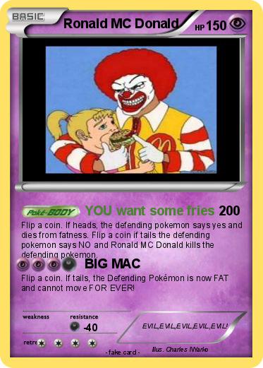Pokemon Ronald MC Donald