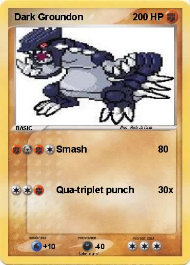 Pokemon Dark Groundon
