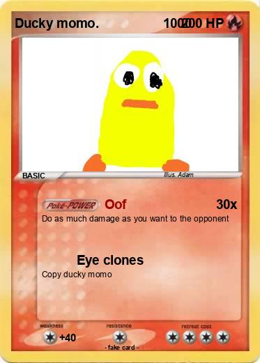 Pokemon Ducky momo.                  1000