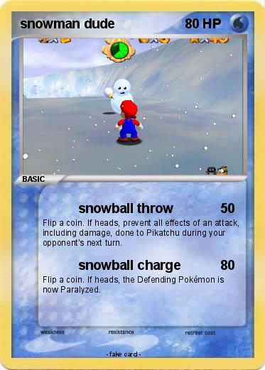 Pokemon snowman dude