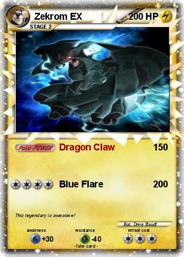 Pokemon Zekrom EX