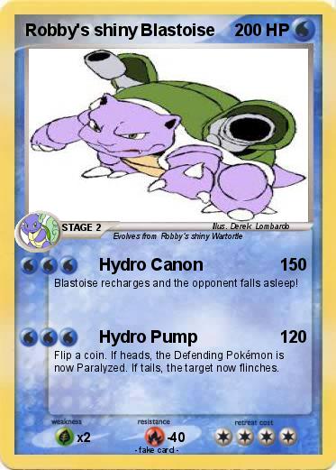 Pokemon Robby's shiny Blastoise