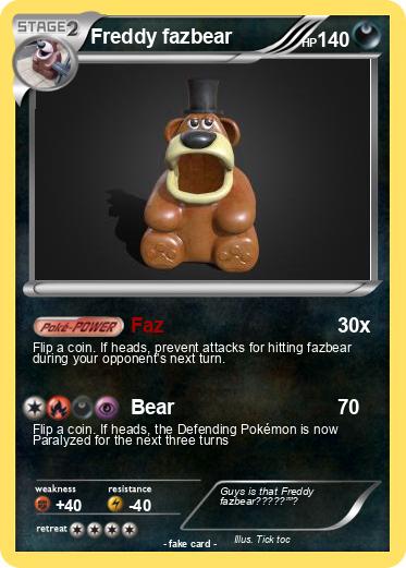 Pokemon Freddy fazbear