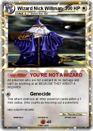 Pokemon Wizard Nick Willman