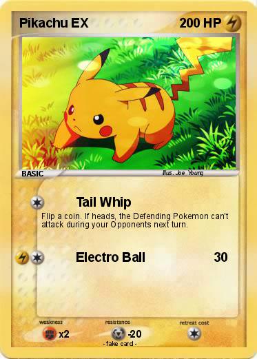 Pokemon Pikachu EX