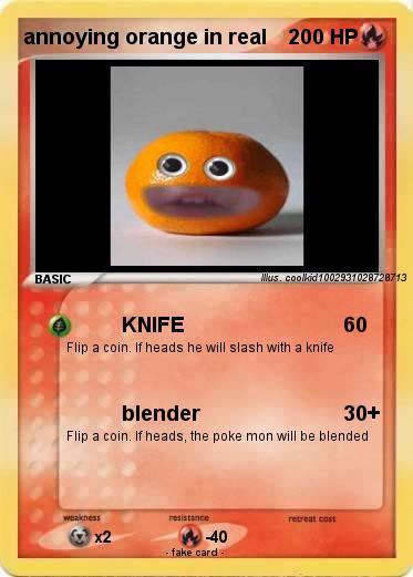 Pokemon annoying orange in real