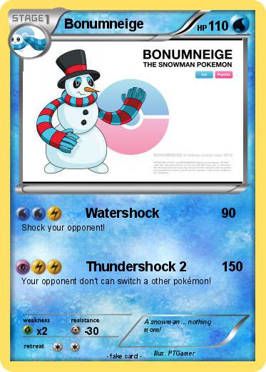 Pokemon Bonumneige